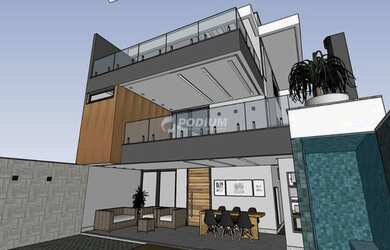 Imagem: A casa em condomínio possui 4 Dormitórios, 5 Banheiros, 3