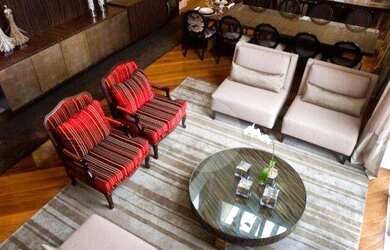 Imagem: O apartamento na cobertura possui 4 Dormitórios, 5 Banheiros