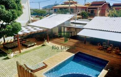 Imagem: A casa possui 5 Dormitórios, 3 Banheiros, 3 Vagas na garagem