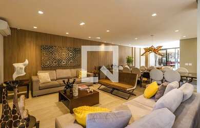 Imagem: A casa em condomínio possui 5 Dormitórios, 5 Banheiros, 5