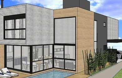 Imagem: A casa em condomínio possui 3 Dormitórios, 5 Banheiros, 4