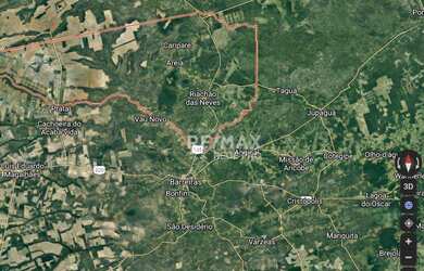 Imagem: A fazenda possui 49.500.000m² de Área e está localizado