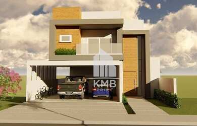 Imagem: A casa em condomínio possui 5 Dormitórios, 5 Banheiros, 3