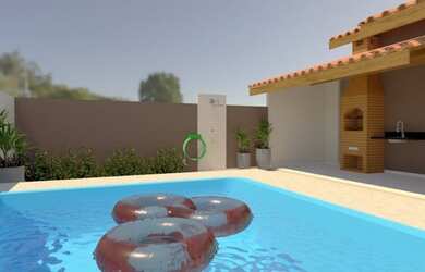 Imagem 1: Casa com 3 dormitórios à venda, 104 m² por R$ 450.000,00 - Balneário...