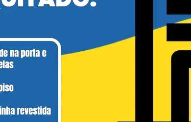 Imagem: O apartamento possui 2 Dormitórios, 1 Banheiro, 1 Vaga na garagem
