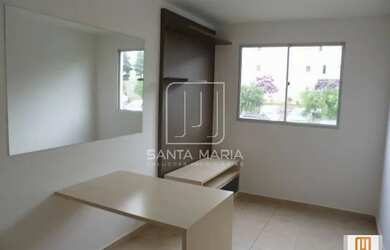 Imagem: O apartamento possui 2 Dormitórios, 1 Banheiro, 1 Vaga na garagem