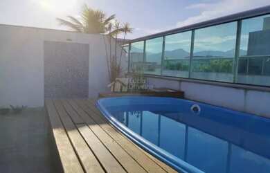 Imagem: O apartamento na cobertura possui 3 Dormitórios, 3 Banheiros