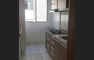 Imagem: O apartamento possui 2 Dormitórios, 1 Banheiro, 1 Vaga na garagem