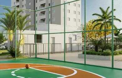 Imagem: O apartamento possui 2 Dormitórios, 1 Banheiro, 1 Vaga na garagem