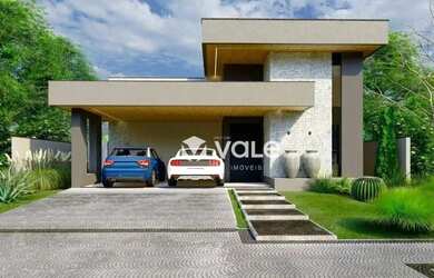 Imagem: A casa em condomínio possui 3 Dormitórios, 5 Banheiros, 203m²