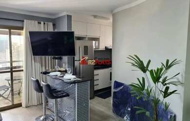 Imagem: O studio possui 1 Dormitório, 1 Banheiro, 1 Vaga na garagem