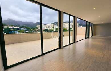 Imagem: O apartamento na cobertura possui 4 Dormitórios, 5 Banheiros