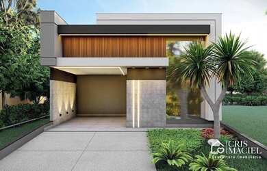 Imagem: A casa possui 3 Dormitórios, 2 Banheiros, 2 Vagas na garagem