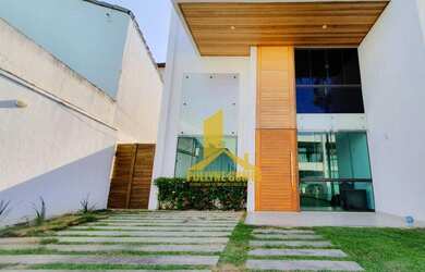 Imagem: A casa em condomínio possui 4 Dormitórios, 3 Banheiros, 2