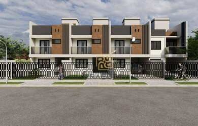 Imagem: A casa possui 3 Dormitórios, 3 Banheiros, 2 Vagas na garagem