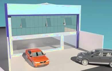 Imagem: O depósito possui 280m² de Área e está localizado em Cerâmica