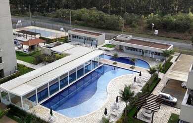 Imagem: O apartamento possui 2 Dormitórios, 2 Banheiros, 2 Vagas na