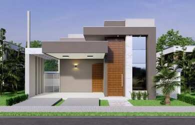 Imagem: A casa em condomínio possui 3 Dormitórios, 3 Banheiros, 2