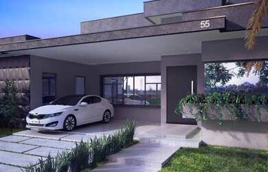 Imagem: A casa em condomínio possui 3 Dormitórios, 2 Banheiros, 4