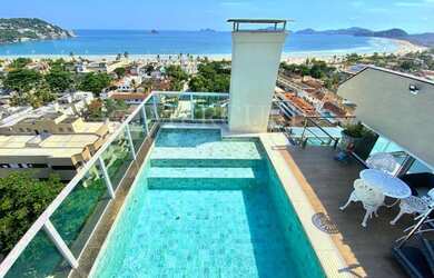 Imagem: O apartamento na cobertura à venda possui 4 Dormitórios, 4