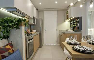 Imagem: O apartamento possui 2 Dormitórios, 1 Banheiro, 39m² de Área