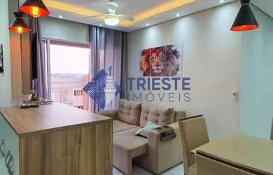 Imagem: O apartamento possui 2 Dormitórios, 1 Banheiro, 1 Vaga na garagem