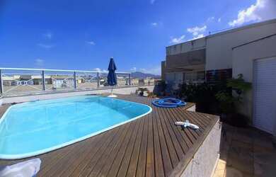 Imagem: O apartamento na cobertura possui 3 Dormitórios, 3 Banheiros