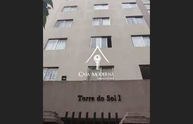 Imagem: O apartamento possui 3 Dormitórios, 1 Banheiro, 1 Vaga na garagem