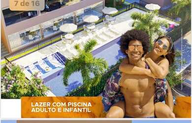 Imagem: O apartamento possui 2 Dormitórios, 1 Banheiro, 1 Vaga na garagem