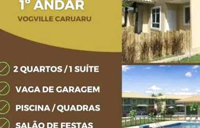 Imagem: O apartamento possui 2 Dormitórios, 2 Banheiros e 1 Vaga na