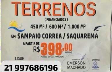 Imagem: O terreno possui 450m² de Área e está localizado em Mombaça