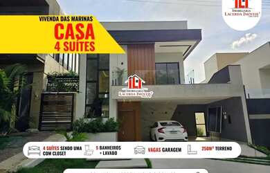 Imagem: A casa em condomínio possui 4 Dormitórios, 1 Banheiro, 4 Vagas