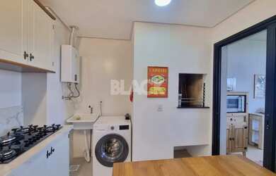 Imagem 10: Apartamento de 2 quartos mobiliado com sacada e vista para o Rio Mampituba no Passo de Tor