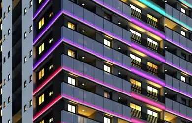 Imagem: O apartamento possui 2 Dormitórios, 2 Banheiros, 1 Vaga na