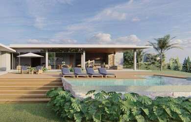 Imagem: A casa possui 5 Dormitórios, 5 Banheiros, 5 Vagas na garagem