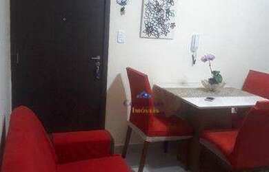 Imagem: O apartamento possui 2 Dormitórios, 1 Banheiro, 1 Vaga na garagem