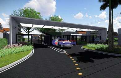 Imagem: A casa em condomínio possui 4 Dormitórios, 4 Banheiros, 4