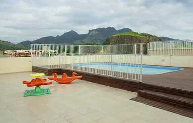 Imagem: O apartamento na cobertura possui 2 Dormitórios, 1 Banheiro