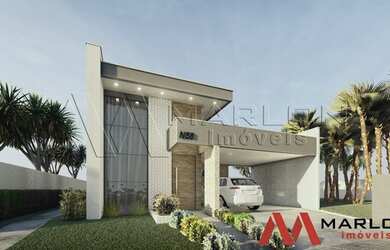 Imagem: A casa em condomínio possui 3 Dormitórios, 3 Banheiros, 1