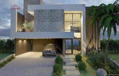 Imagem: A casa em condomínio possui 3 Dormitórios, 5 Banheiros, 4