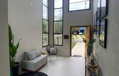 Imagem: A casa em condomínio possui 3 Dormitórios, 5 Banheiros, 4