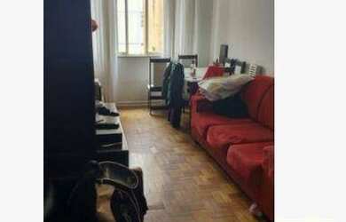 Imagem: O apartamento possui 1 Dormitório, 1 Banheiro, 1 Vaga na garagem