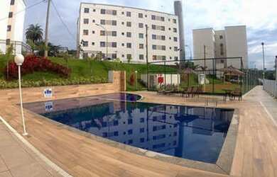 Imagem: O apartamento possui 2 Dormitórios, 1 Banheiro, 1 Vaga na garagem