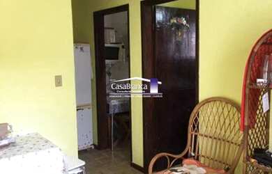 Imagem: O apartamento possui 1 Dormitório, 1 Banheiro, 1 Vaga na garagem