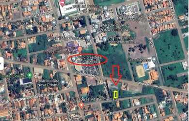 Imagem: O terreno possui 361m² de Área e está localizado em Cáceres