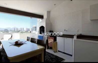 Imagem: O apartamento na cobertura possui 3 Dormitórios, 3 Banheiros