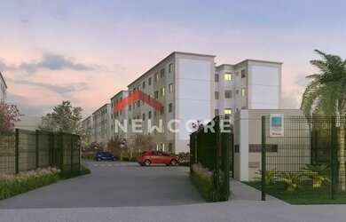 Imagem: O apartamento possui 2 Dormitórios, 1 Banheiro, 1 Vaga na garagem