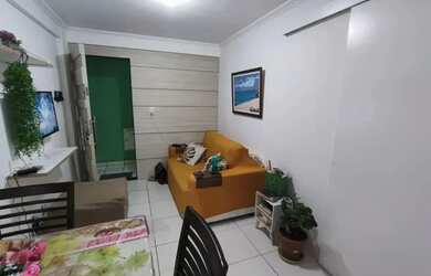 Imagem: O apartamento possui 1 Dormitório, 1 Banheiro, 1 Vaga na garagem