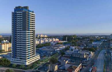 Imagem: O apartamento possui 2 Dormitórios, 1 Banheiro, 1 Vaga na garagem