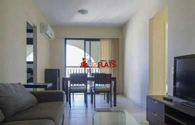 Imagem: O apartamento possui 1 Dormitório, 1 Banheiro, 1 Vaga na garagem